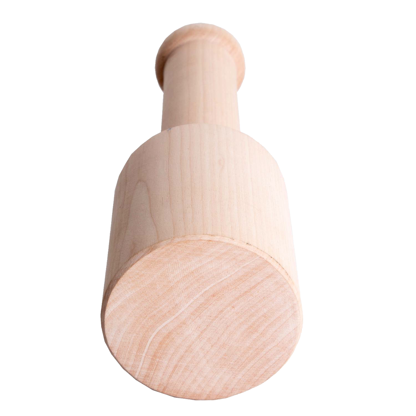 Smooth birch wood mallet with rounded head and handle, suited for woodworking and tool accessories under $50 collections
