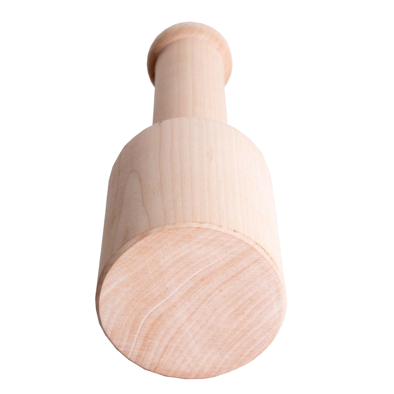 Smooth birch wood mallet with rounded head and handle, suited for woodworking and tool accessories under $50 collections