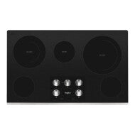 36-inch Electric Ceramic Glass Cooktop with Two Dual Radiant Elements