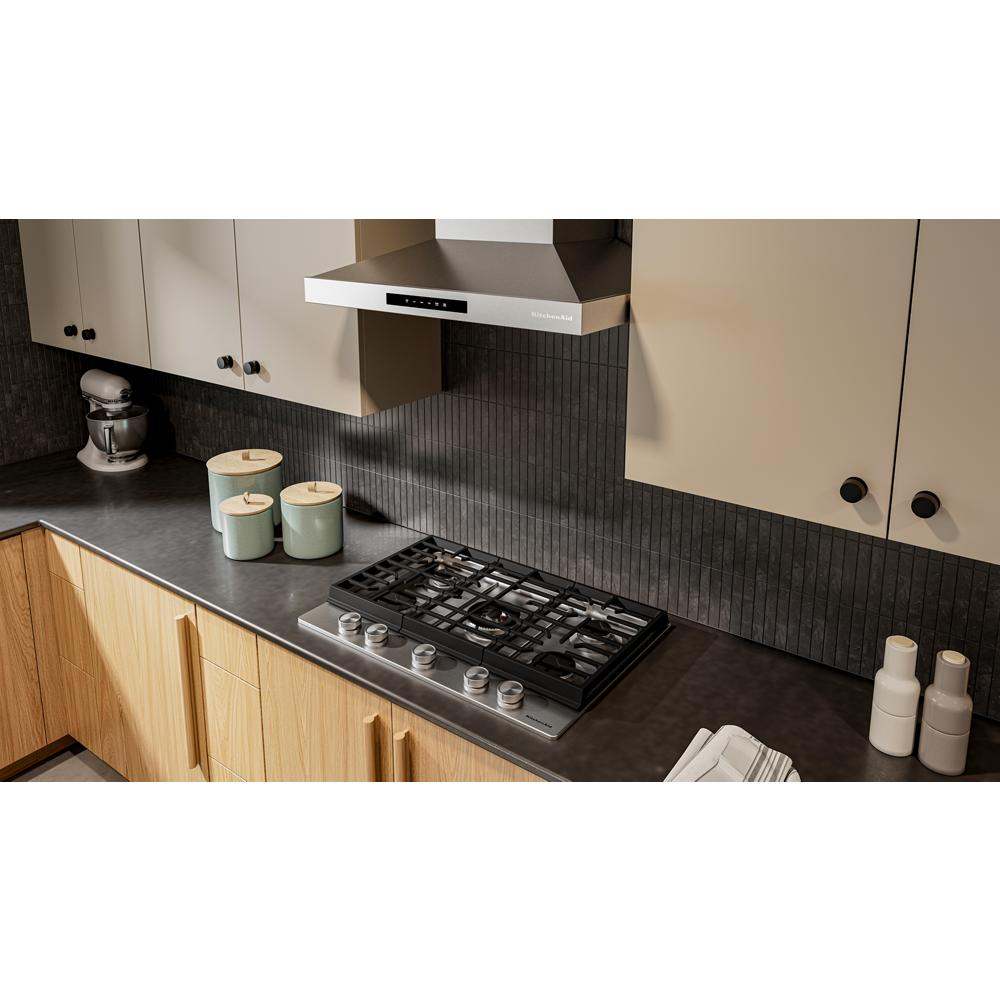 KitchenAid® 30 in. Gas Cooktop with 5 Burners and Integrated Wok Grate