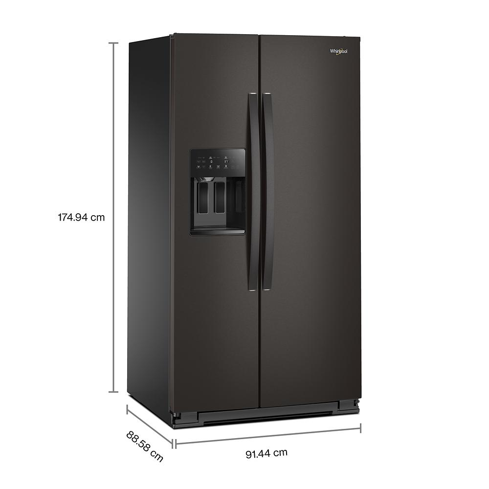 36-inch Standard Depth Side-by-Side Refrigerator with TruCool™ System