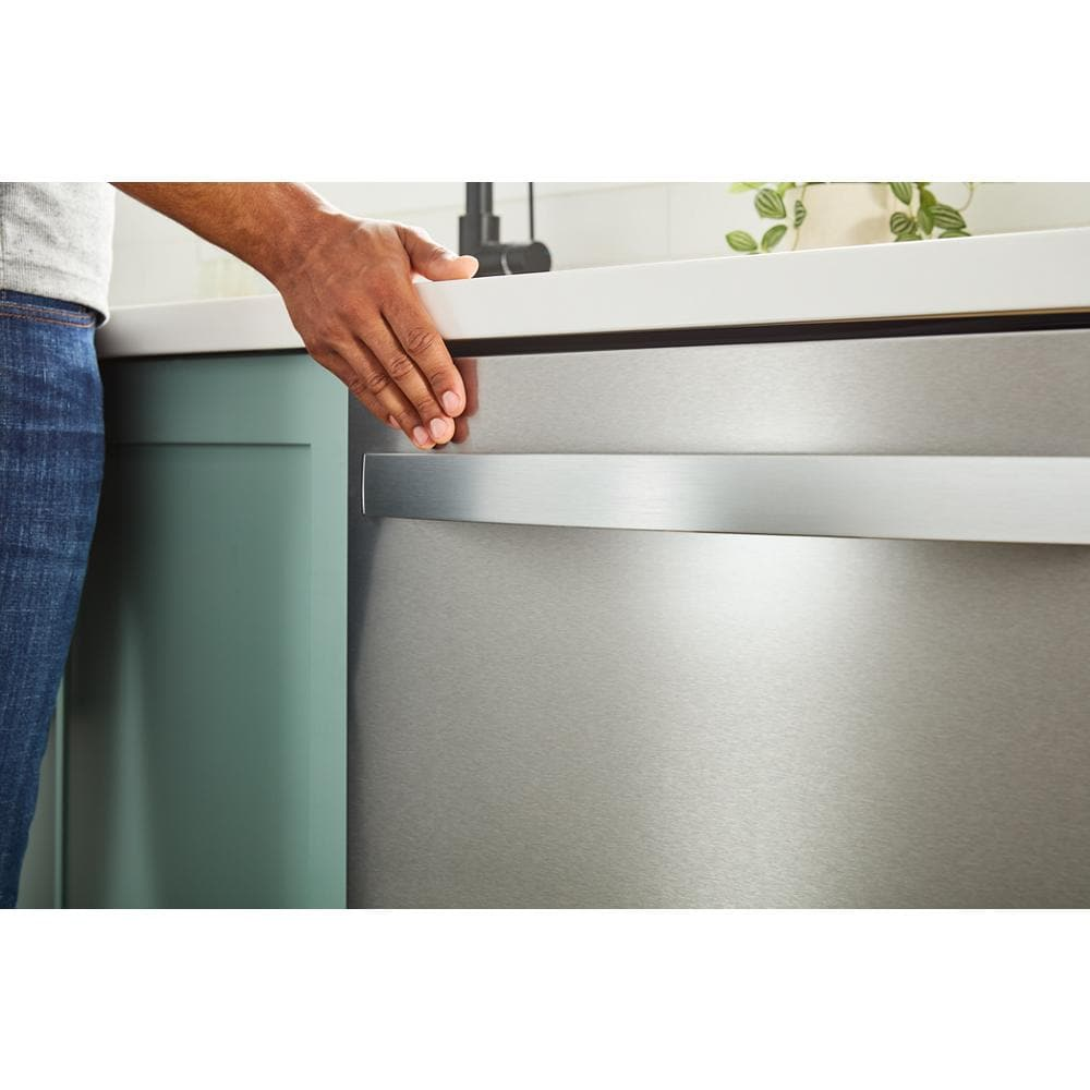 Whirlpool® 24-Inch Top Control Dishwasher with Total Coverage Wash and Auto Open Air Dry in Fingerprint Resistant Stainless Steel