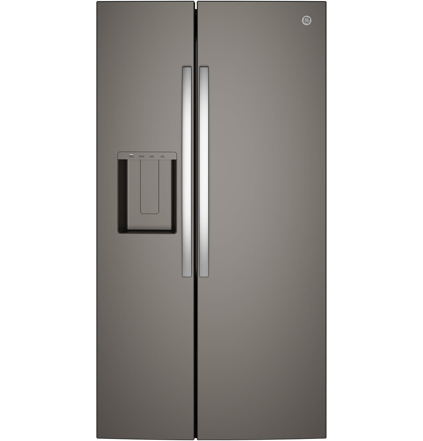 GE® 23.6 Cu. Ft. Counter-Depth Side-By-Side Refrigerator with Extra Tall Dispenser and In-Door Icemaker