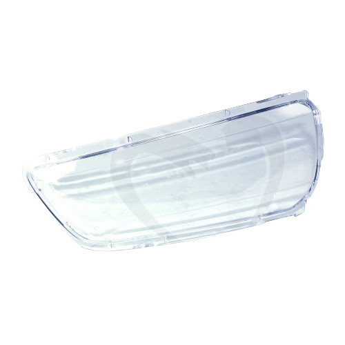 Clear right-hand headlight lens for John Deere equipment, part of John Deere Parts & Accessories collection under $50