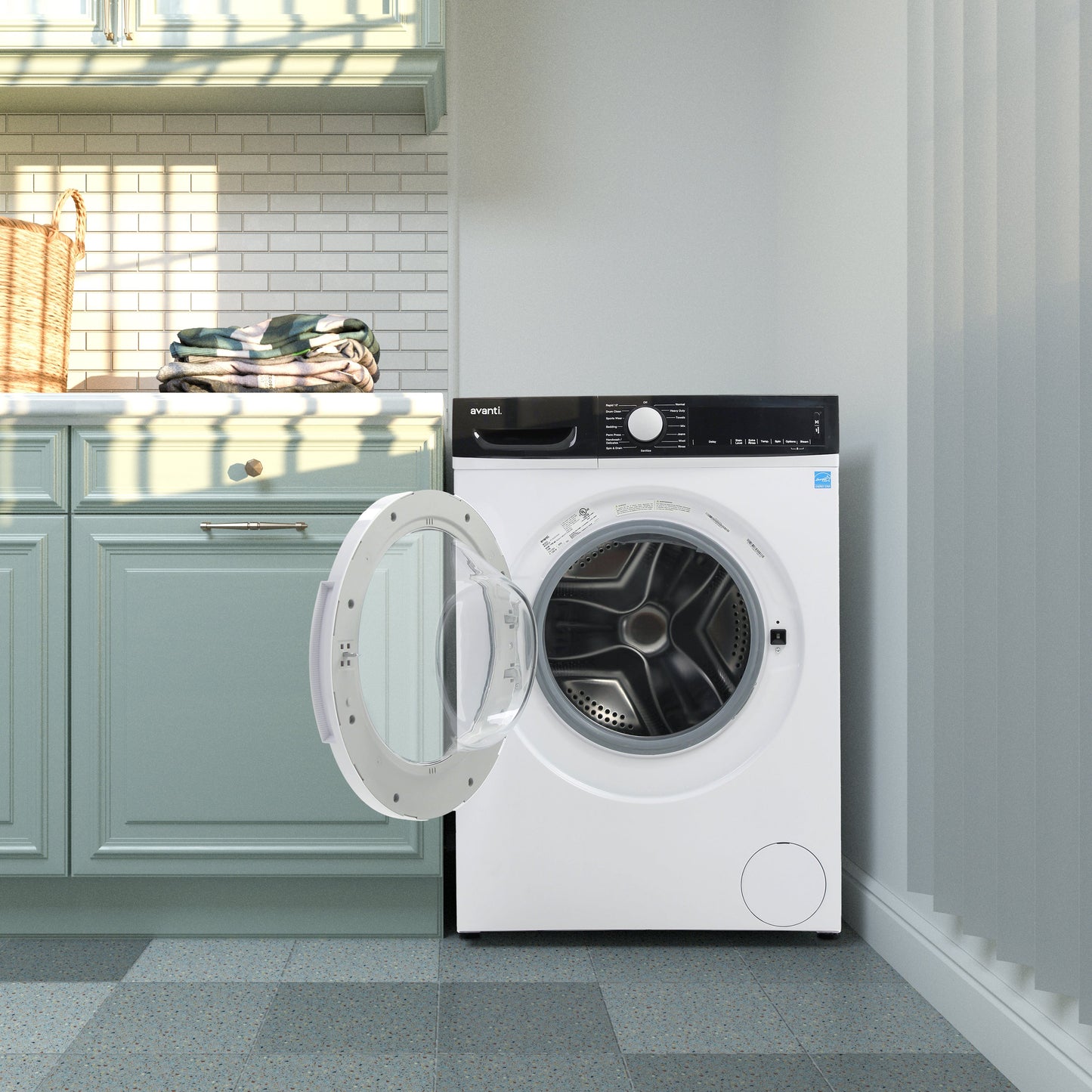 Avanti Front Load Washer - White