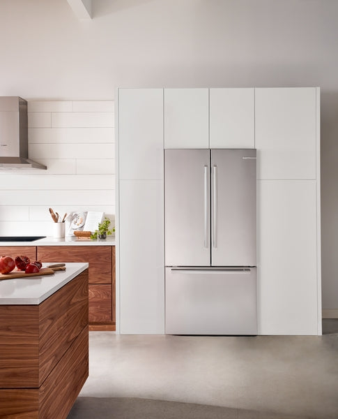 800 Series, French Door Bottom Mount Refrigerator, 36'', Stainless Steel