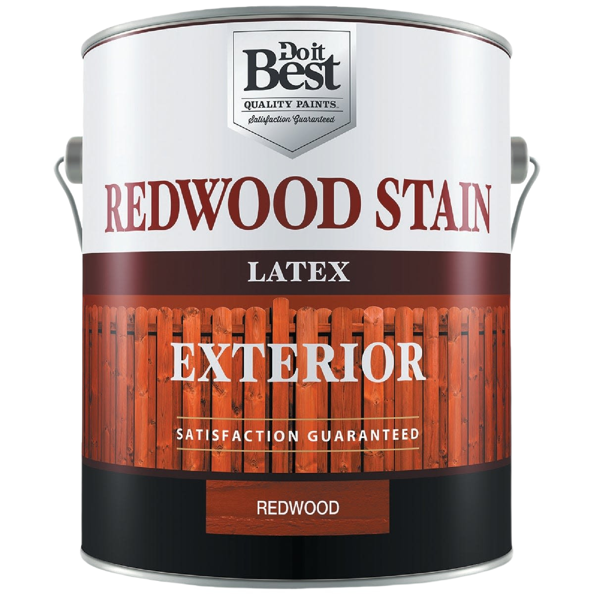 Gallon of exterior latex redwood stain for wood protection and renewal in home improvement under $50 collection