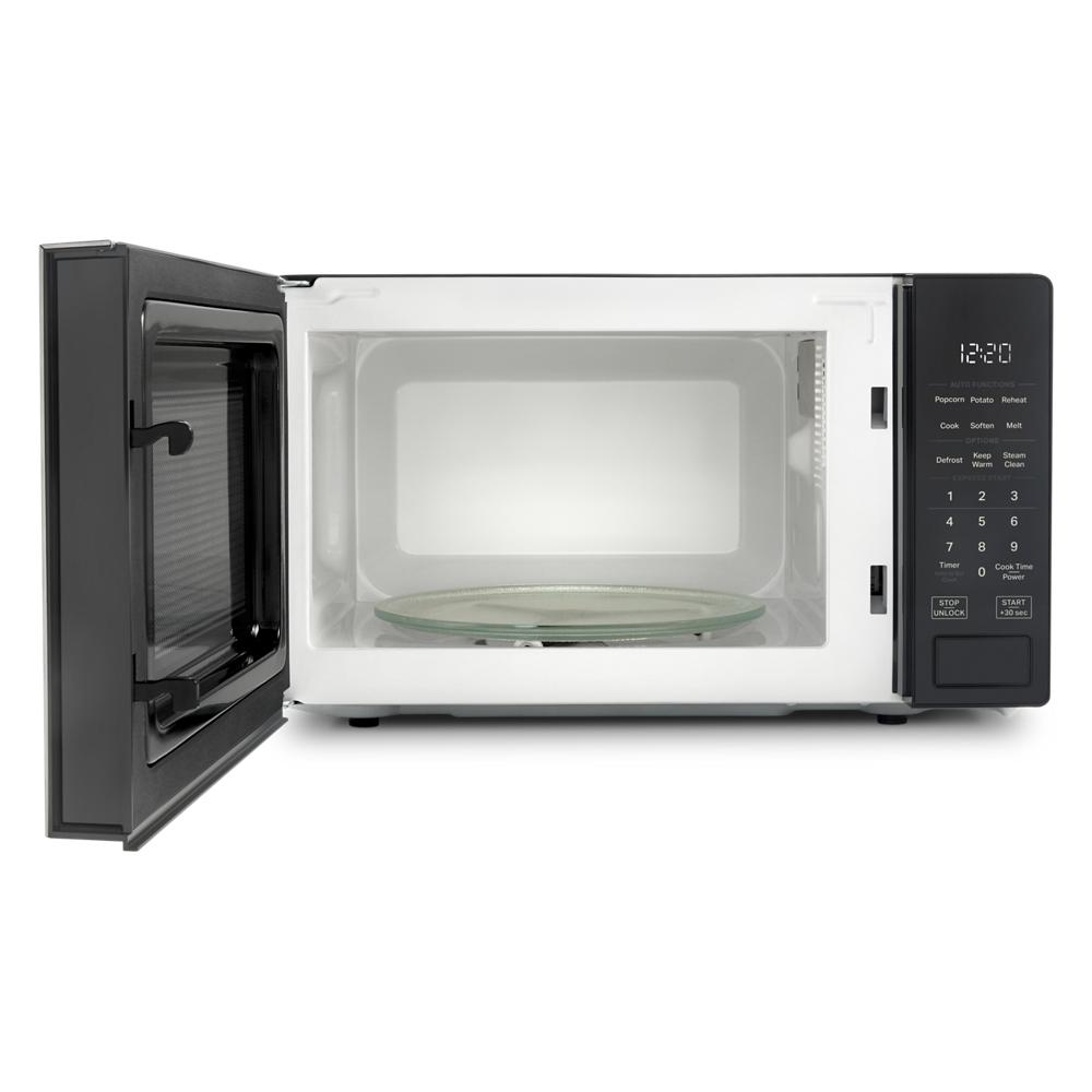0.7 cu. ft. Black Countertop Microwave With Steam Clean - 700 watt