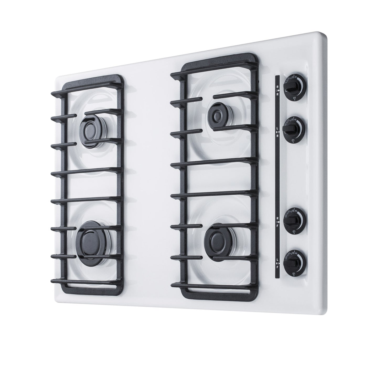 30" Wide 4-Burner Gas Cooktop