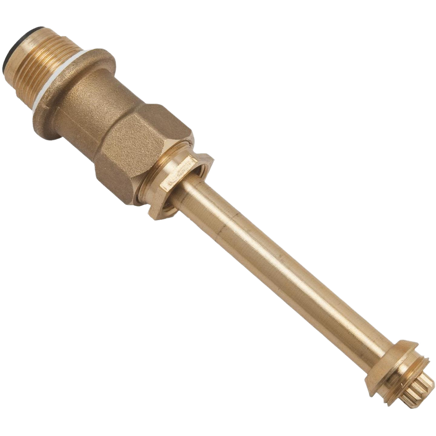Brass hot and cold stem replacement part designed for Price Pfister tub and shower faucets in home improvement tasks