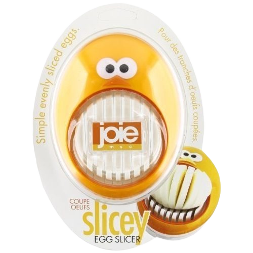 Durable plastic egg slicer with stainless steel blades for quick, uniform slices in kitchenware under $50 tools