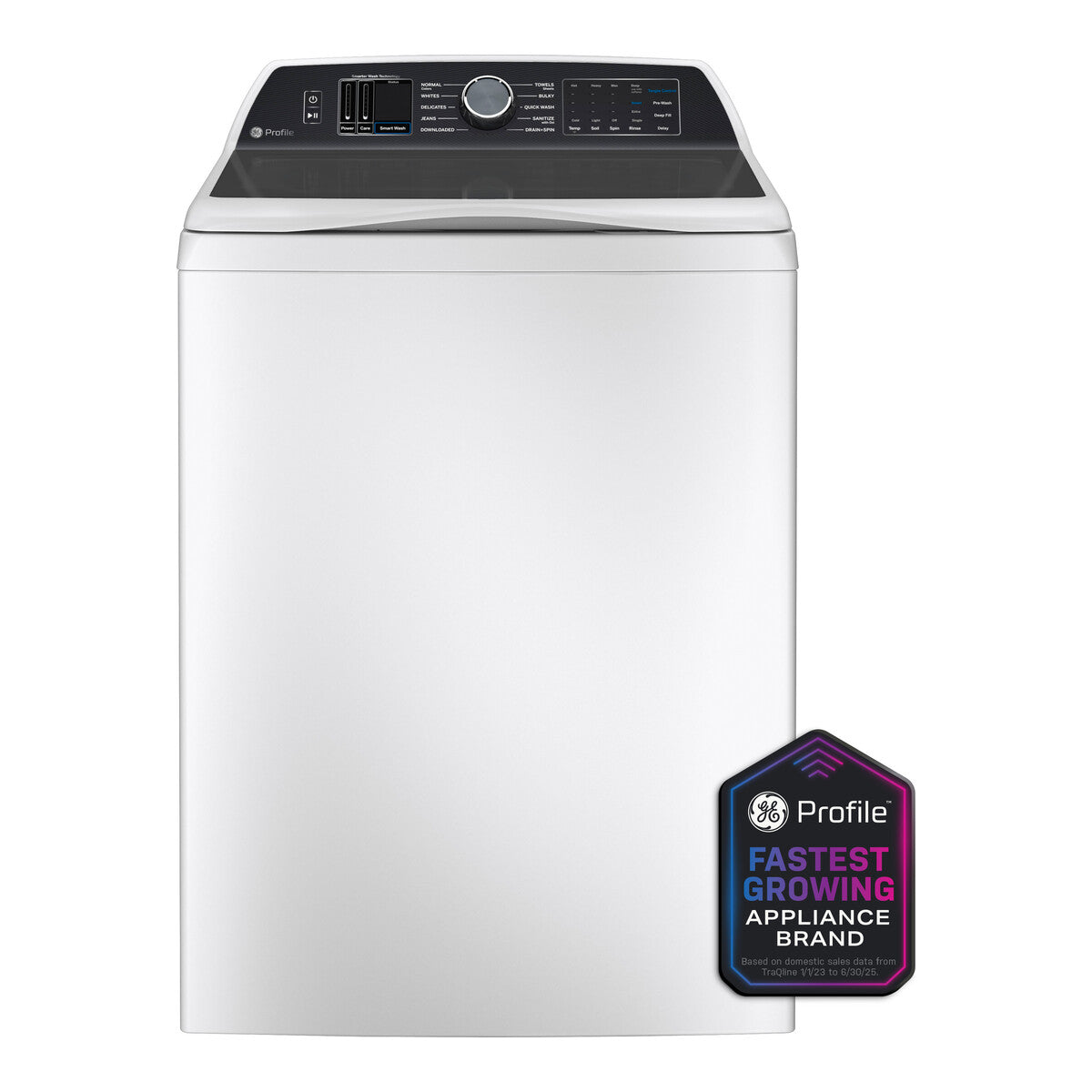 GE Profile™ ENERGY STAR® 5.3  cu. ft. Capacity Washer with Smarter Wash Technology and FlexDispense™