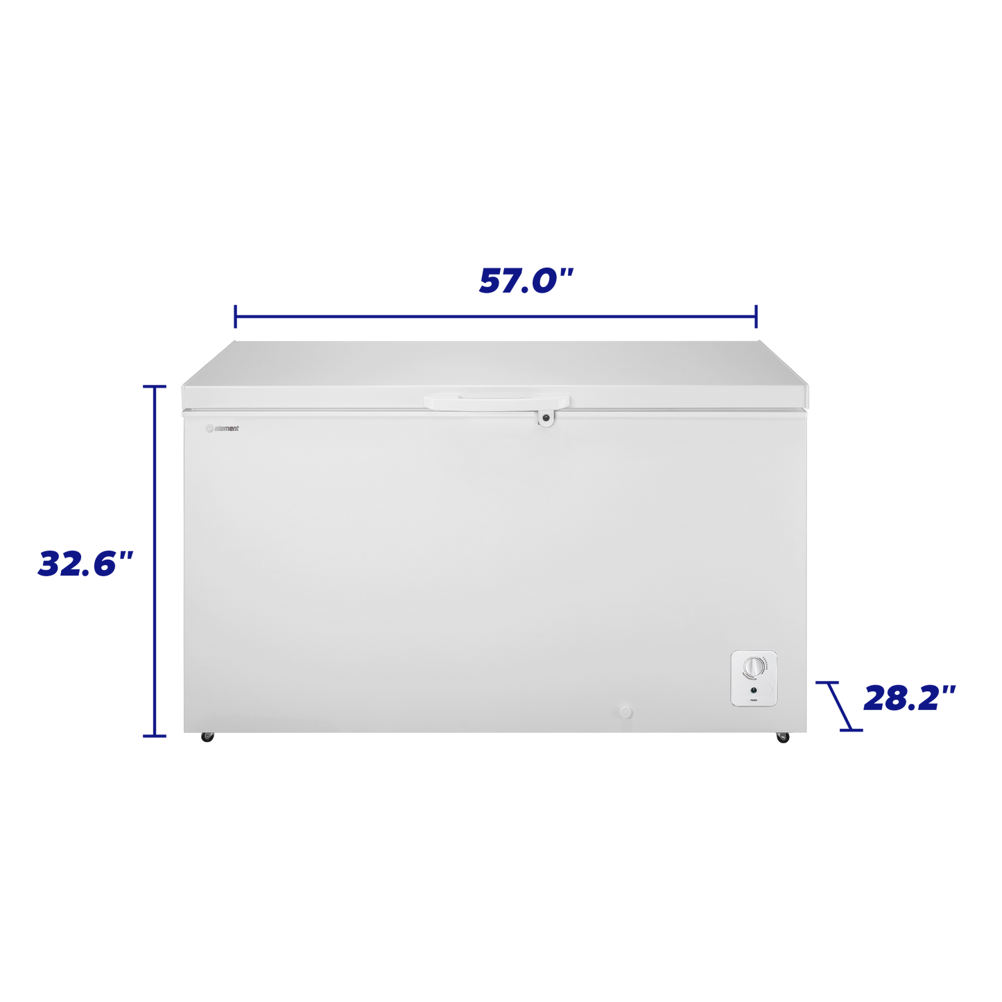 Element Electronics 14.7 cu. ft. Chest Freezer - White (ECF15MDCW)
