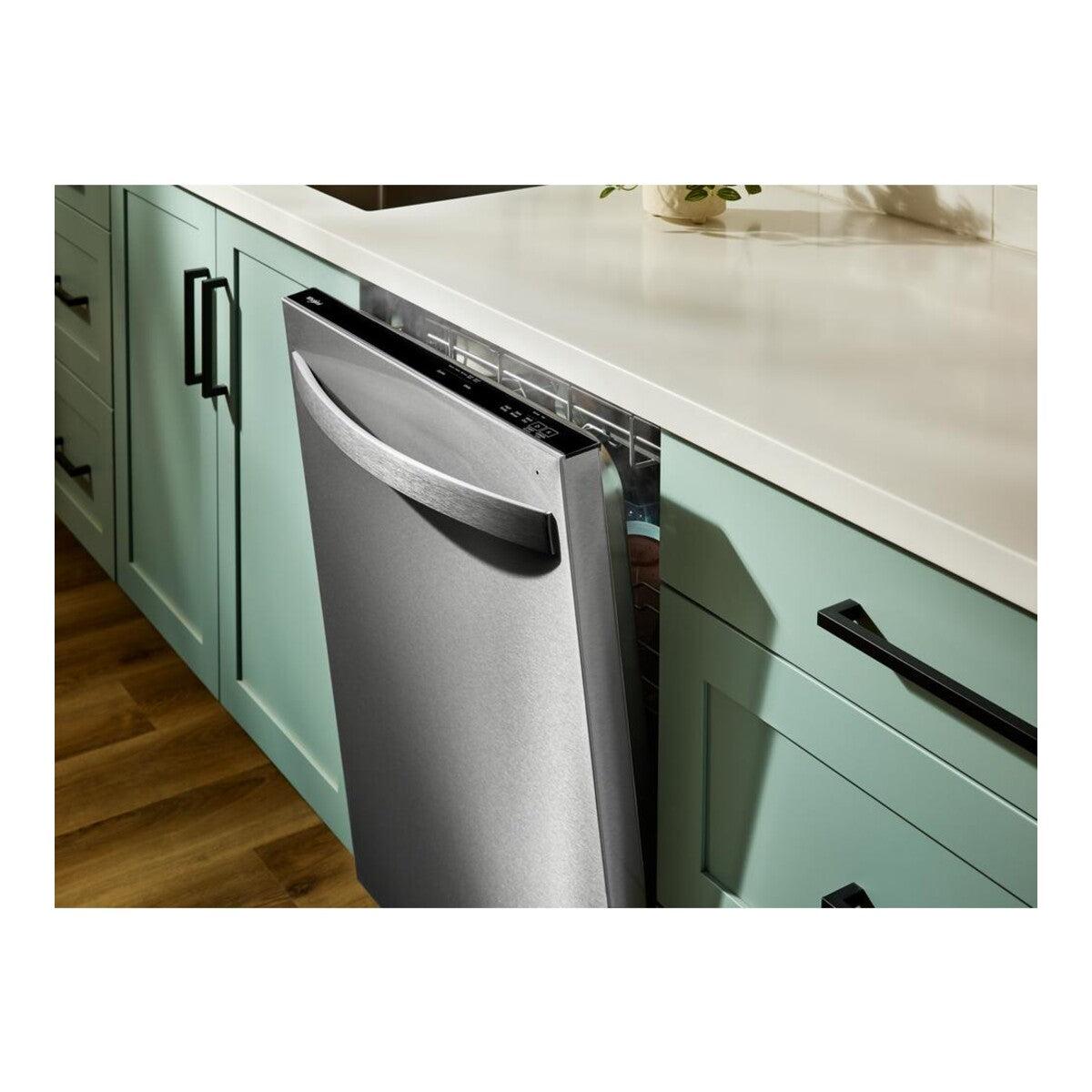 Whirlpool® 24-Inch Top Control Dishwasher with Total Coverage Wash and Auto Open Air Dry in Fingerprint Resistant Stainless Steel