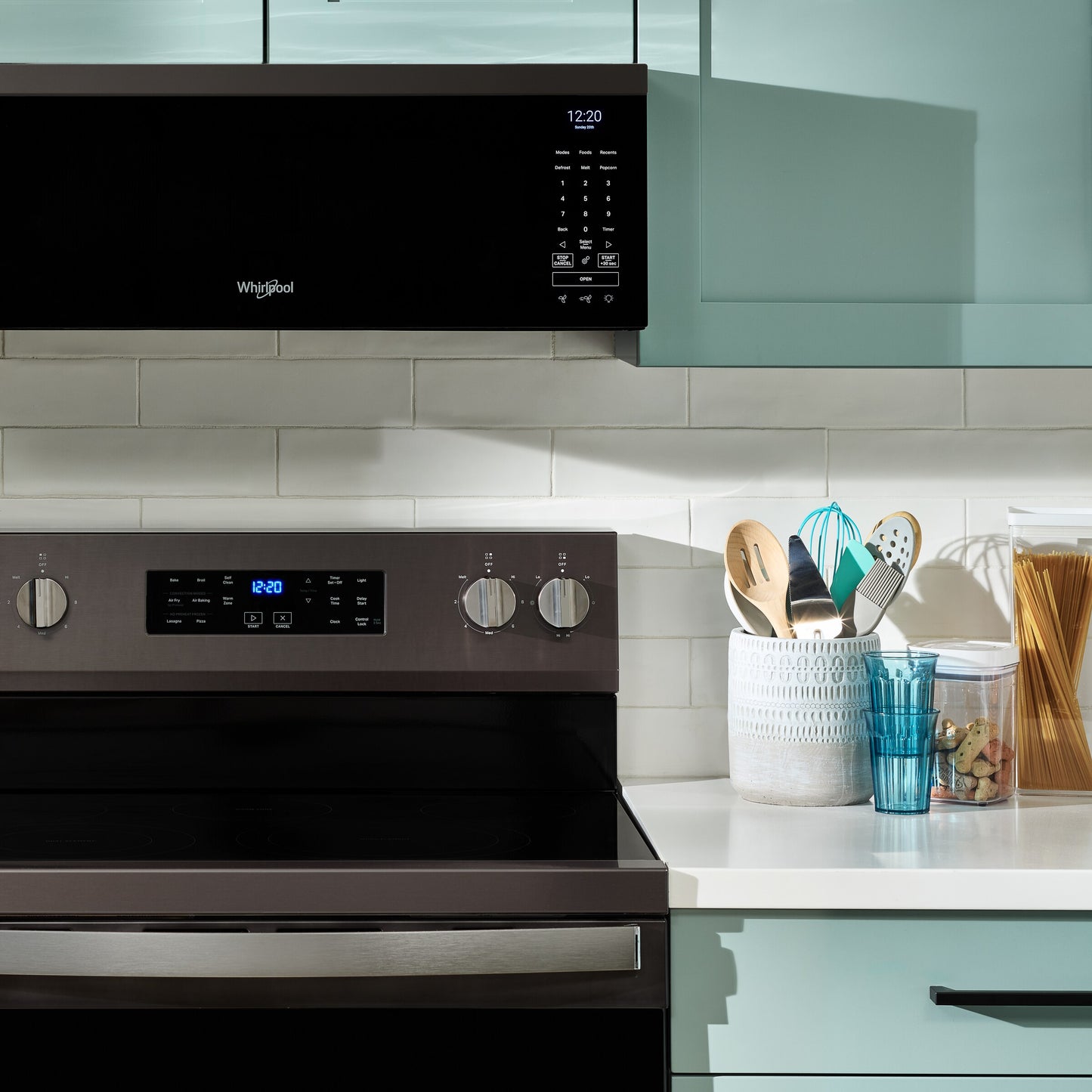 1.1 cu. ft. Smart Low Profile Microwave Hood Combination with 450 CRM 4-Speed Venting