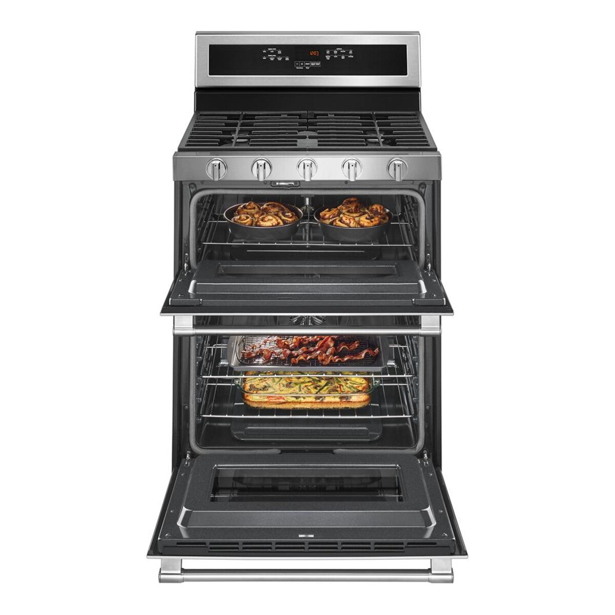 30-Inch Wide Double Oven Gas Range With True Convection - 6.0 Cu. Ft.