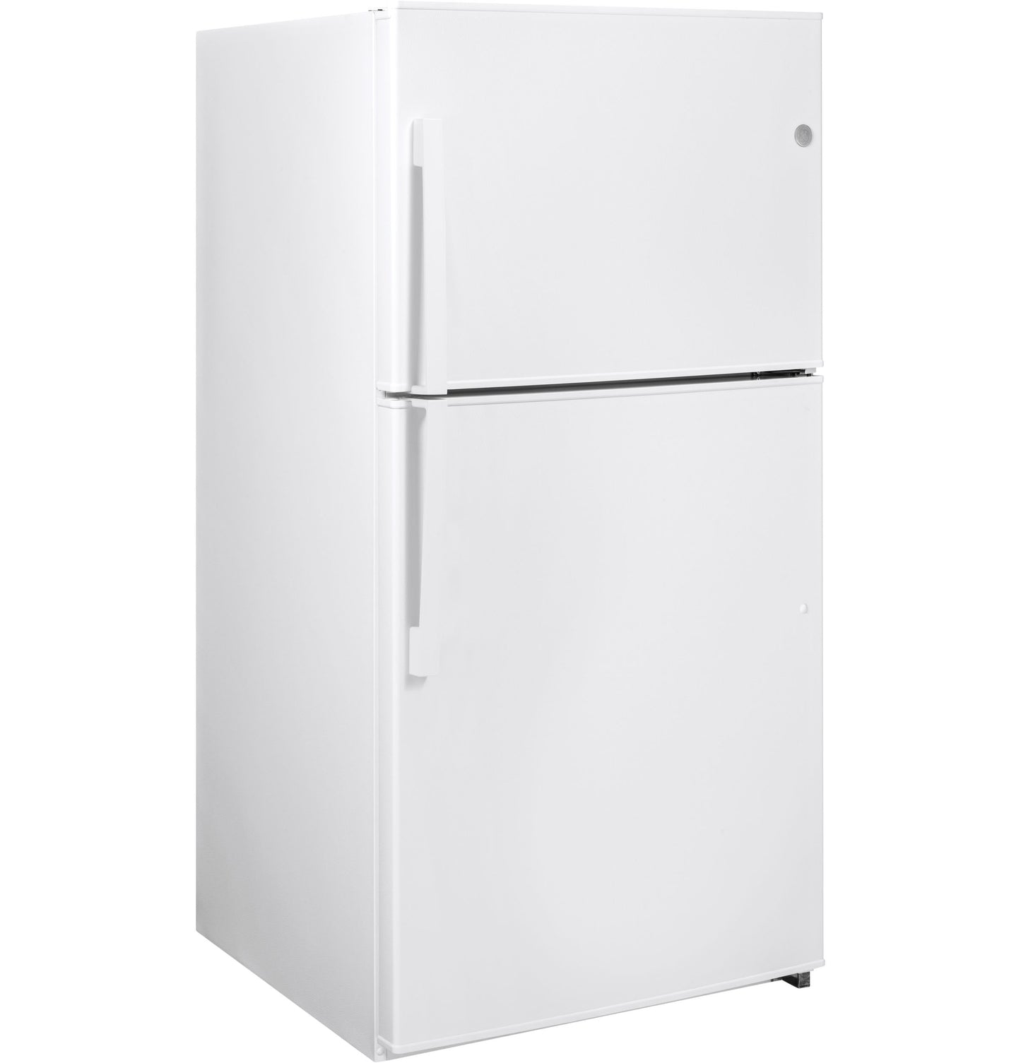 White top-freezer refrigerator with vertical handles in refrigerators and kitchen & kitchenware collections