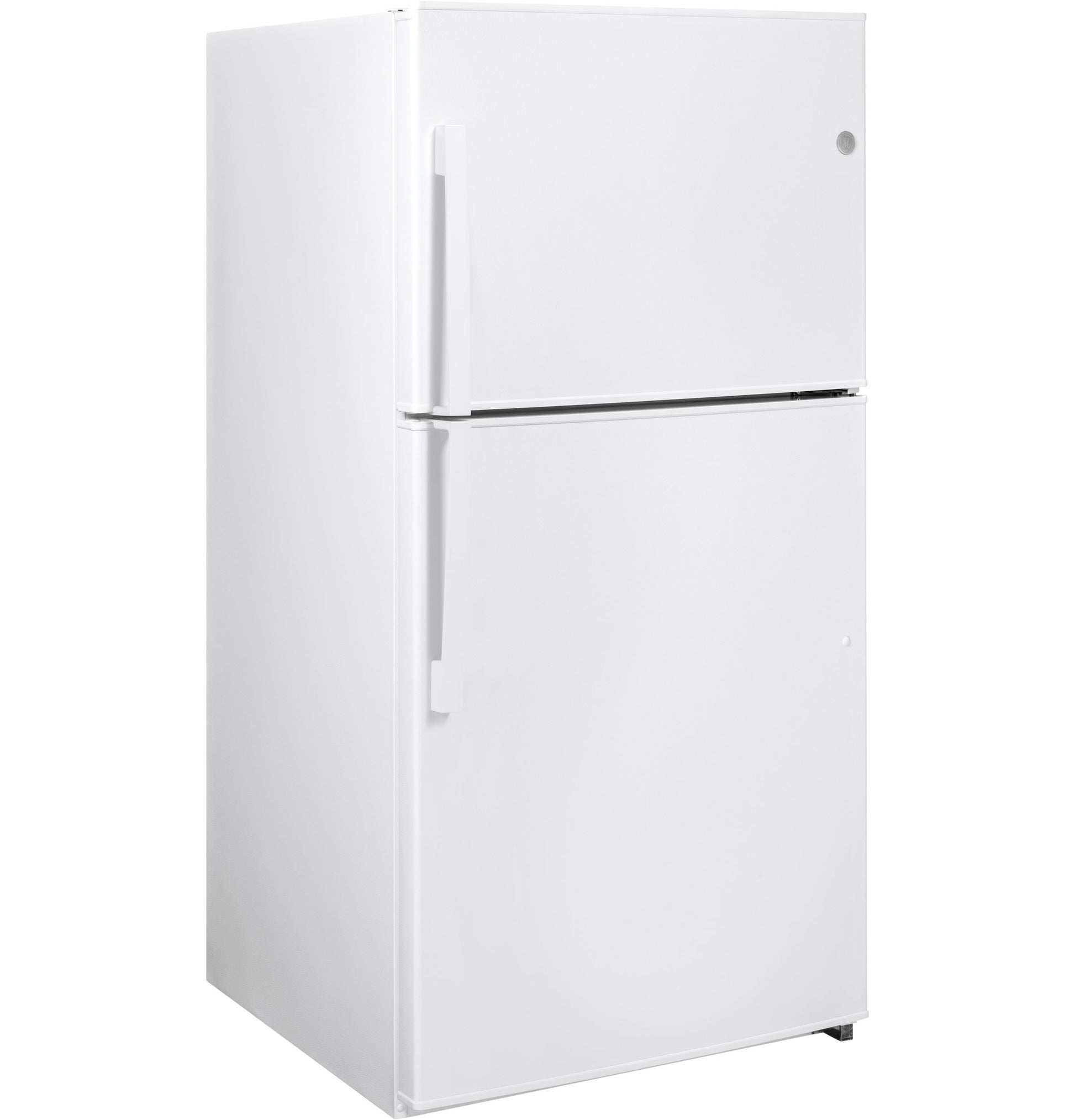 White top-freezer refrigerator with vertical handles in refrigerators and kitchen & kitchenware collections