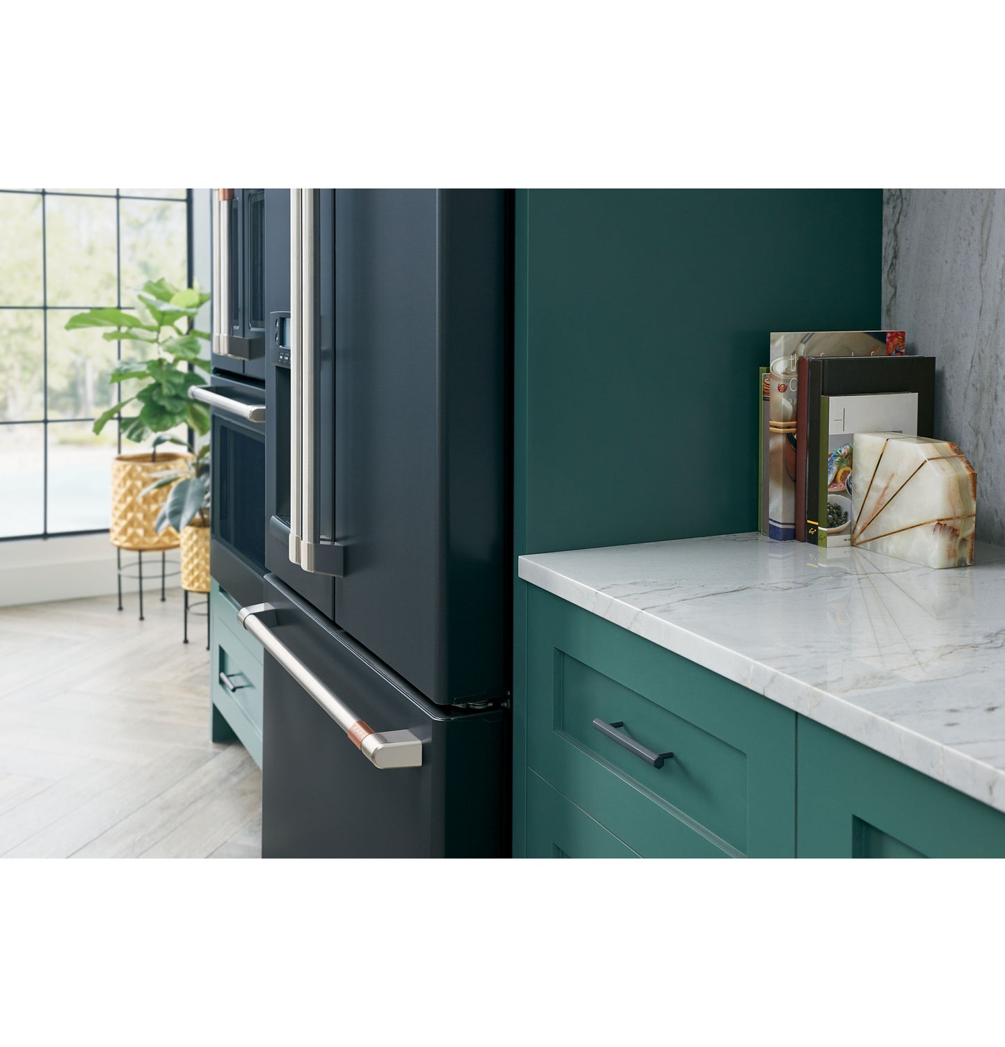 CAFÉ™ ENERGY STAR® 22.1 Cu. Ft. Smart Counter-Depth French-Door Refrigerator with Hot Water Dispenser
