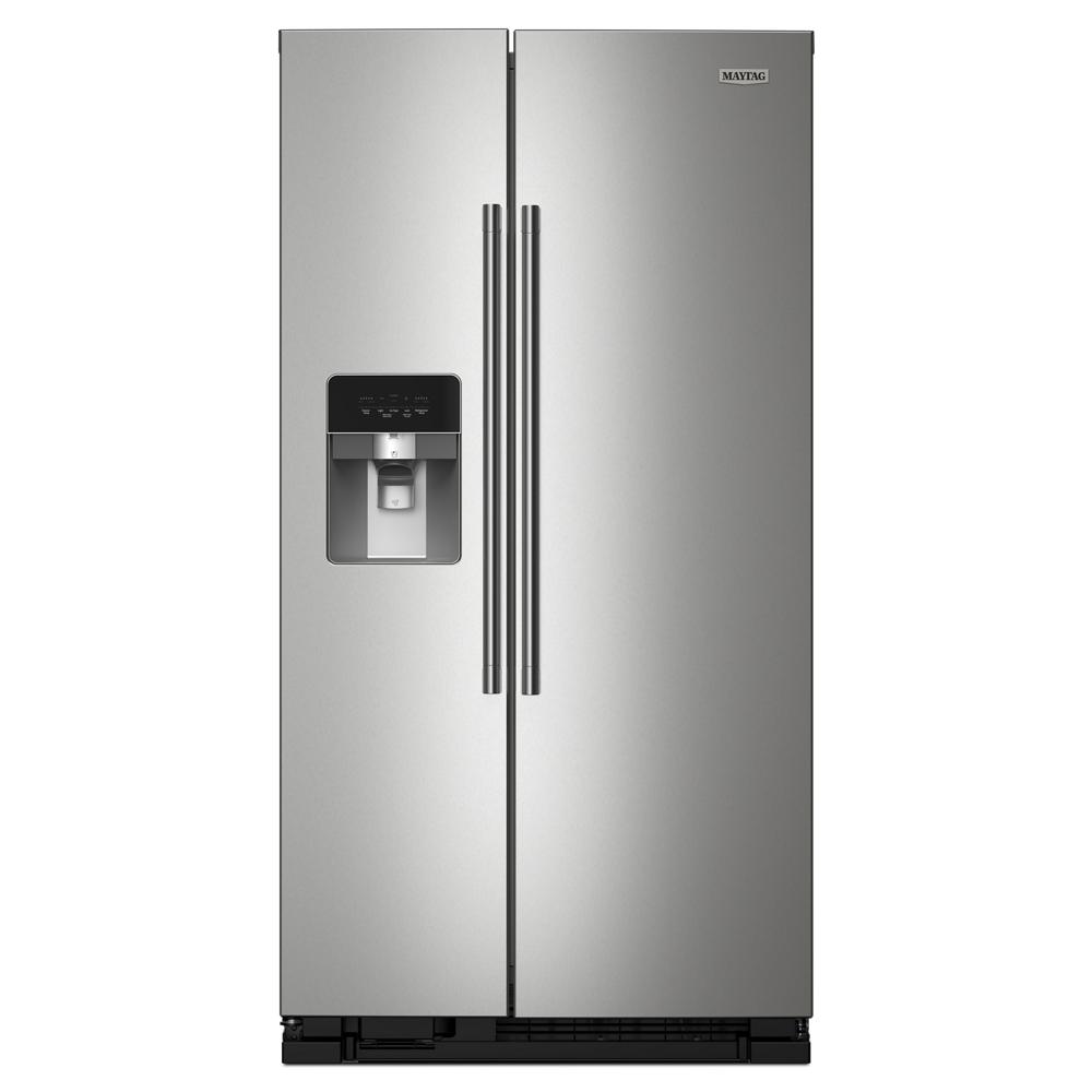 36-inch wide stainless steel side-by-side refrigerator with water dispenser in refrigerators and kitchen appliances collection