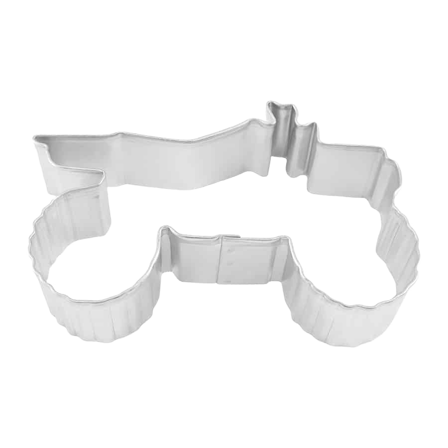 Metal cookie cutter shaped like an off-road four wheeler for creative baking projects
