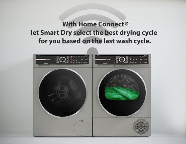 800 Series, Heat Pump Dryer, Pearl Steel