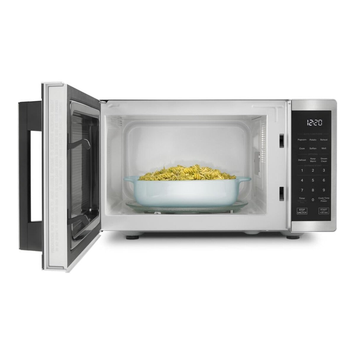 0.9 cu. ft. Stainless Steel Countertop Microwave With Steam Clean - 900 watt