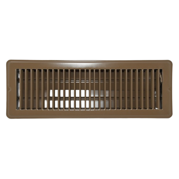 Famous Supply Breeze33 Brown Floor Vent 4x14 in – Hartville Hardware Famous Supply Breeze33 Brown Floor Vent 4x14 in – Hartville Hardware