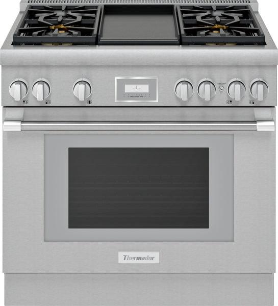 Gas Professional Range, 36'' Pro Harmony® Standard Depth, Stainless Steel