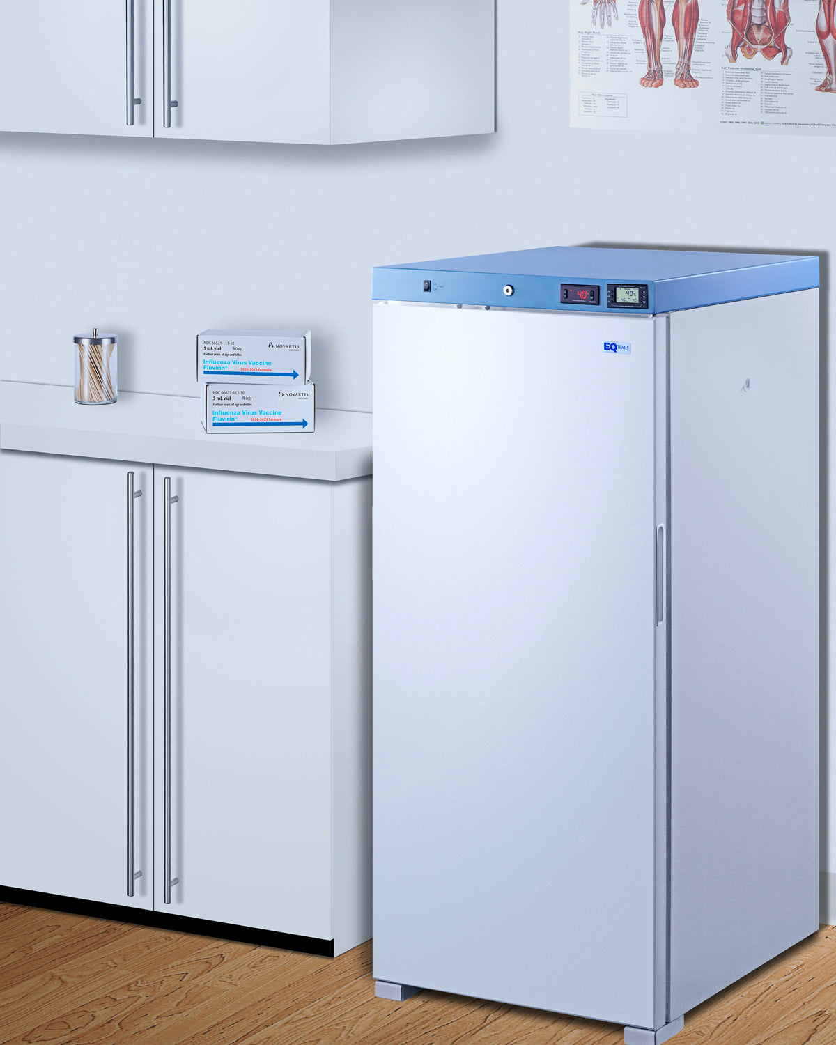 24" Wide Upright Medical Refrigerator