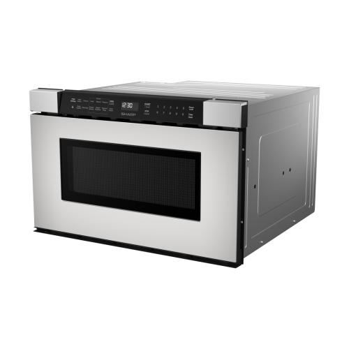 24-inch stainless steel microwave drawer with angled digital touch controls from Microwave Drawers and Kitchen & Kitchenware collections