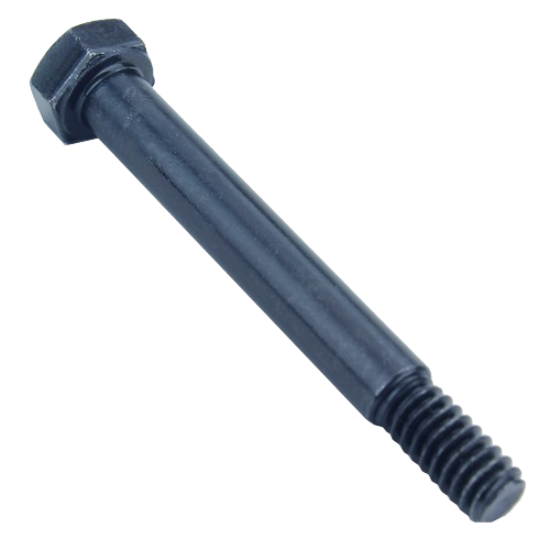Black hex head bolt threaded on one end for John Deere parts and hardware in nuts, bolts & washers collection under $50