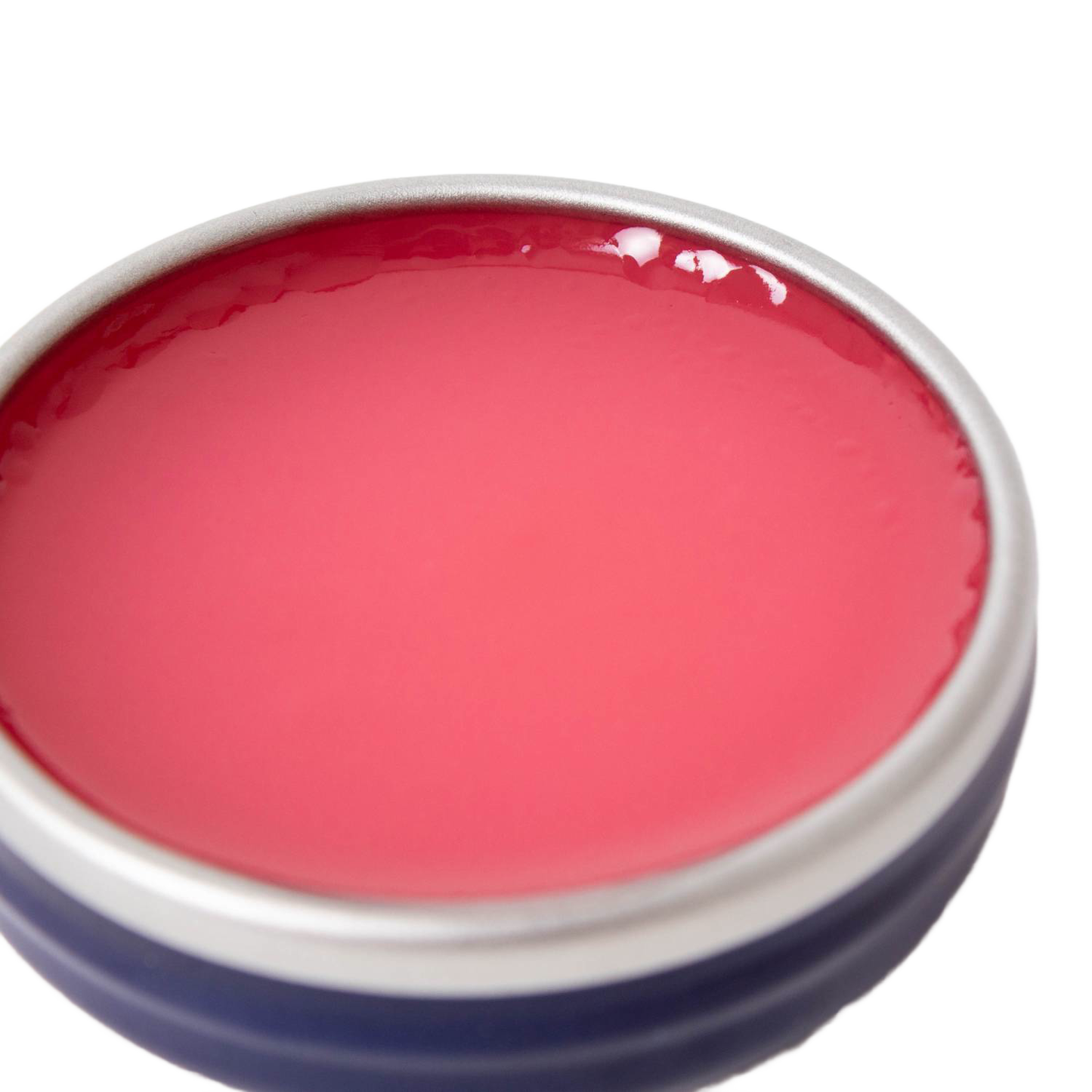 Open metal tin of Rosebud Original Salve with smooth pink balm, part of Health & Beauty under $50 collection
