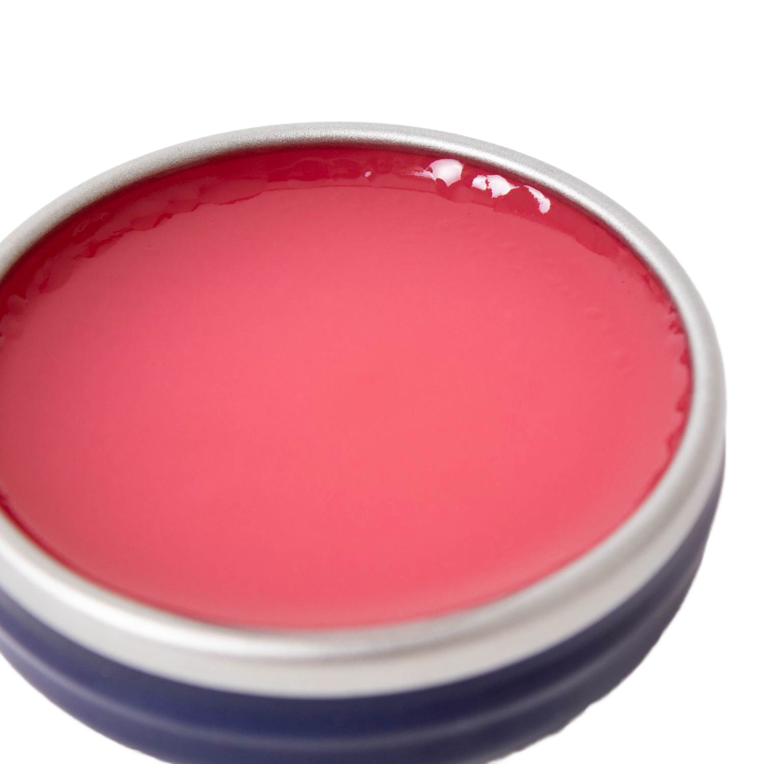 Open metal tin of Rosebud Original Salve with smooth pink balm, part of Health & Beauty under $50 collection