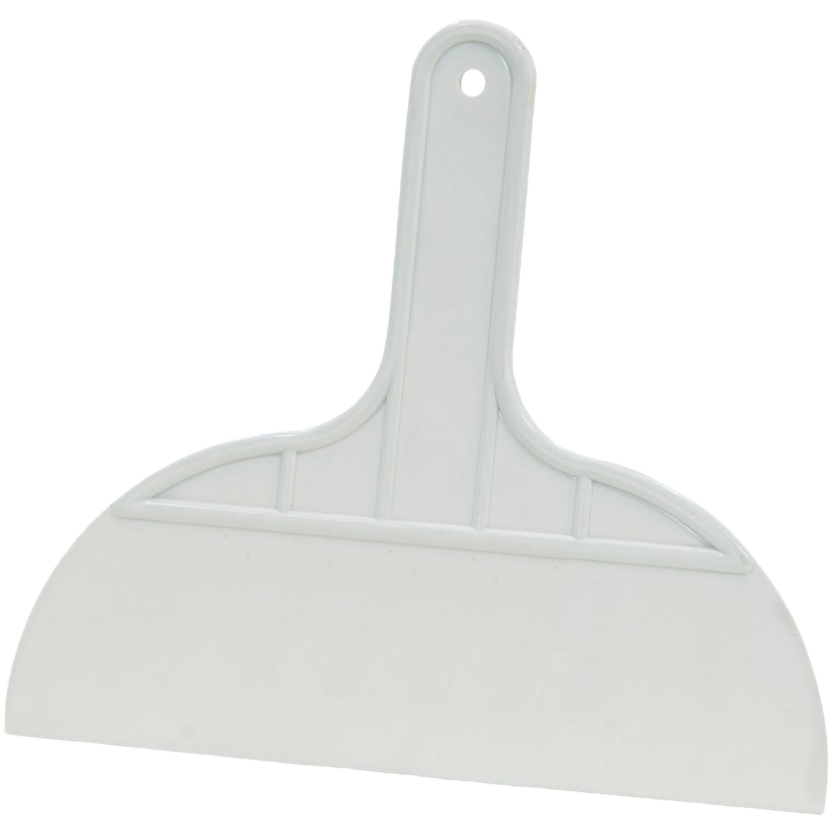 White plastic taping knife with wide flexible blade for smoothing drywall and home improvement projects under $50 collections