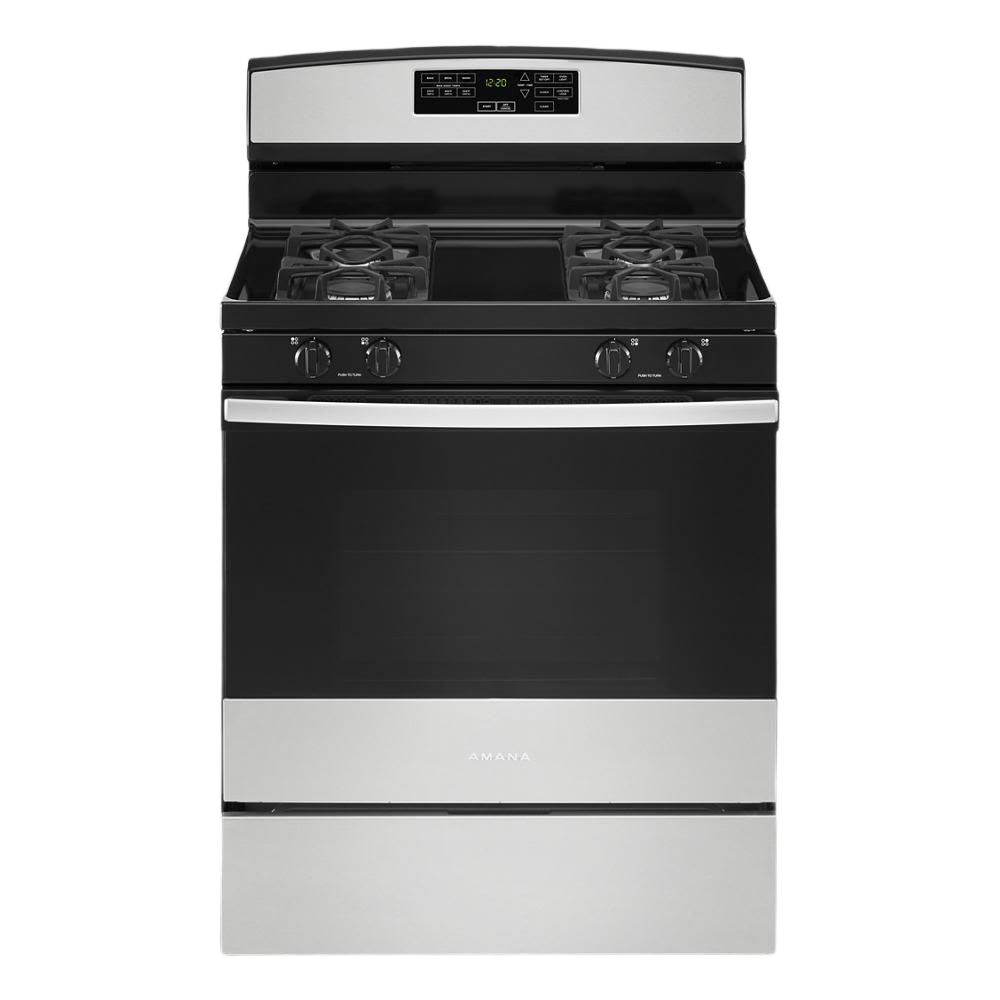 30-inch stainless steel gas range with digital control panel and five burners from Ranges & Kitchen & Kitchenware collection