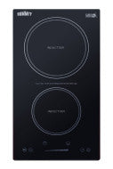 12" Wide 115V 2-Zone Induction Cooktop, Cord Included