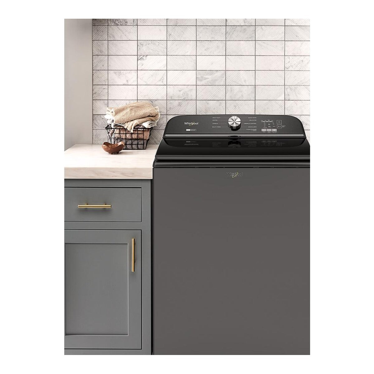 5.2-5.3 Cu. Ft. Whirlpool® Top Load Washer with Removable Agitator