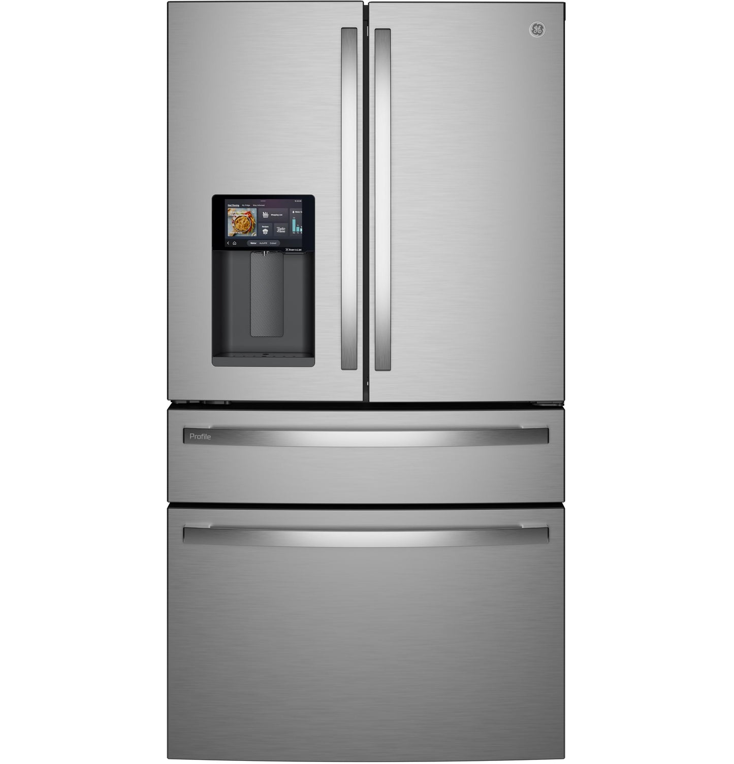 GE Profile™ ENERGY STAR® 27.9 Cu. Ft. Smart 4-Door French-Door Refrigerator with Kitchen Assistant™