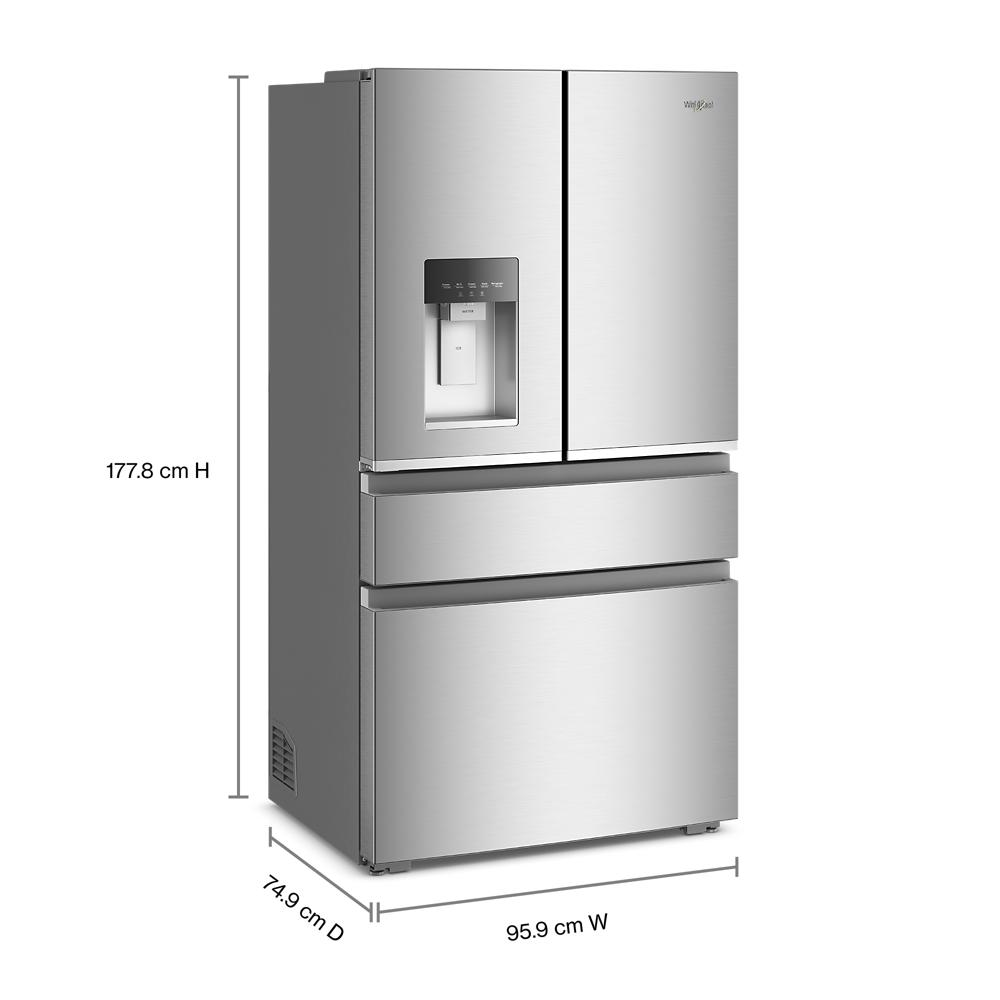 36-inch Wide True Counter Depth 4-Door French Door Refrigerator - 22 cu. ft.