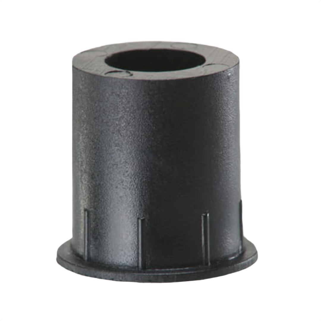 Black molded baluster connector for deck railing installation in lumber and deck accessories collections under $50.