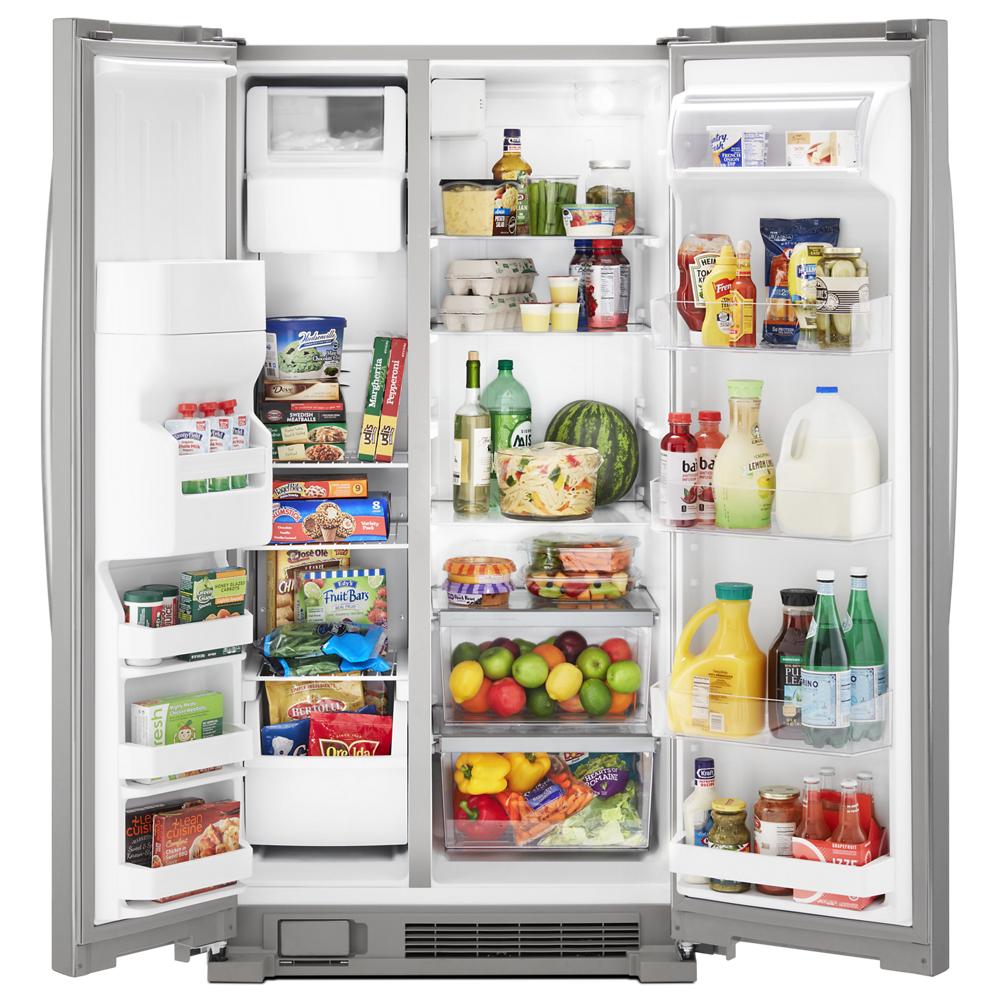 33-inch Wide Side-by-Side Refrigerator - 21 cu. ft.