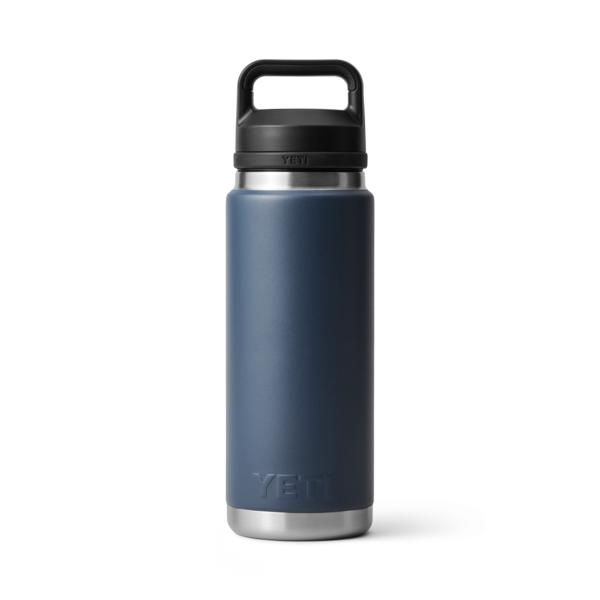 Blue stainless steel 26 oz insulated bottle with black chug cap, part of Drinkware and Kitchen & Kitchenware collections under $50