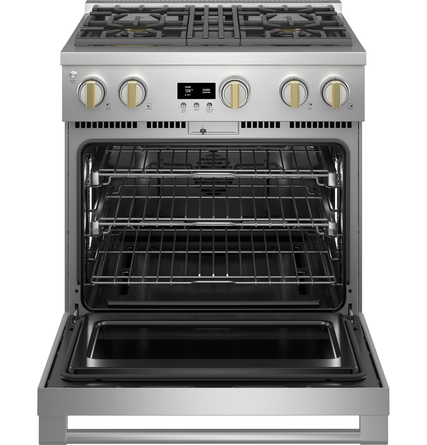 Monogram 30" All Gas Professional Range with 4 Burners
