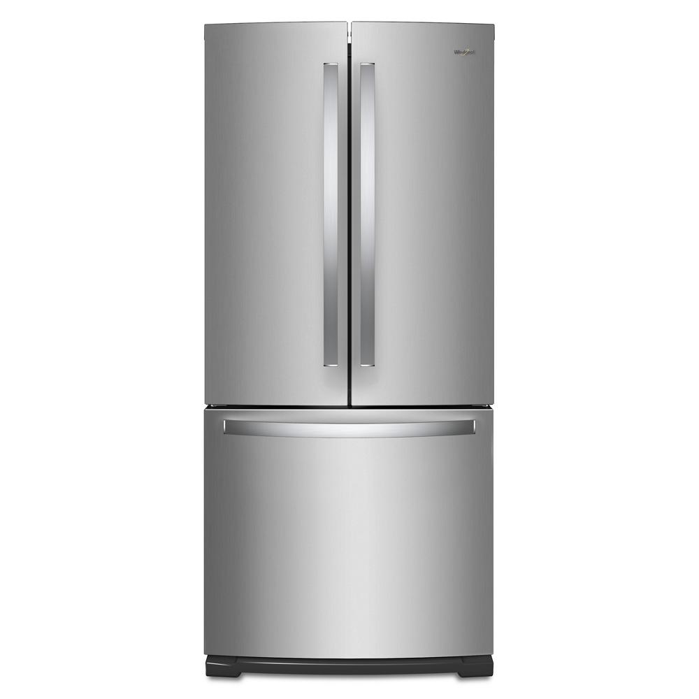 30-inch wide French door refrigerator with bottom freezer, stainless steel finish in refrigerators and kitchen appliances collection