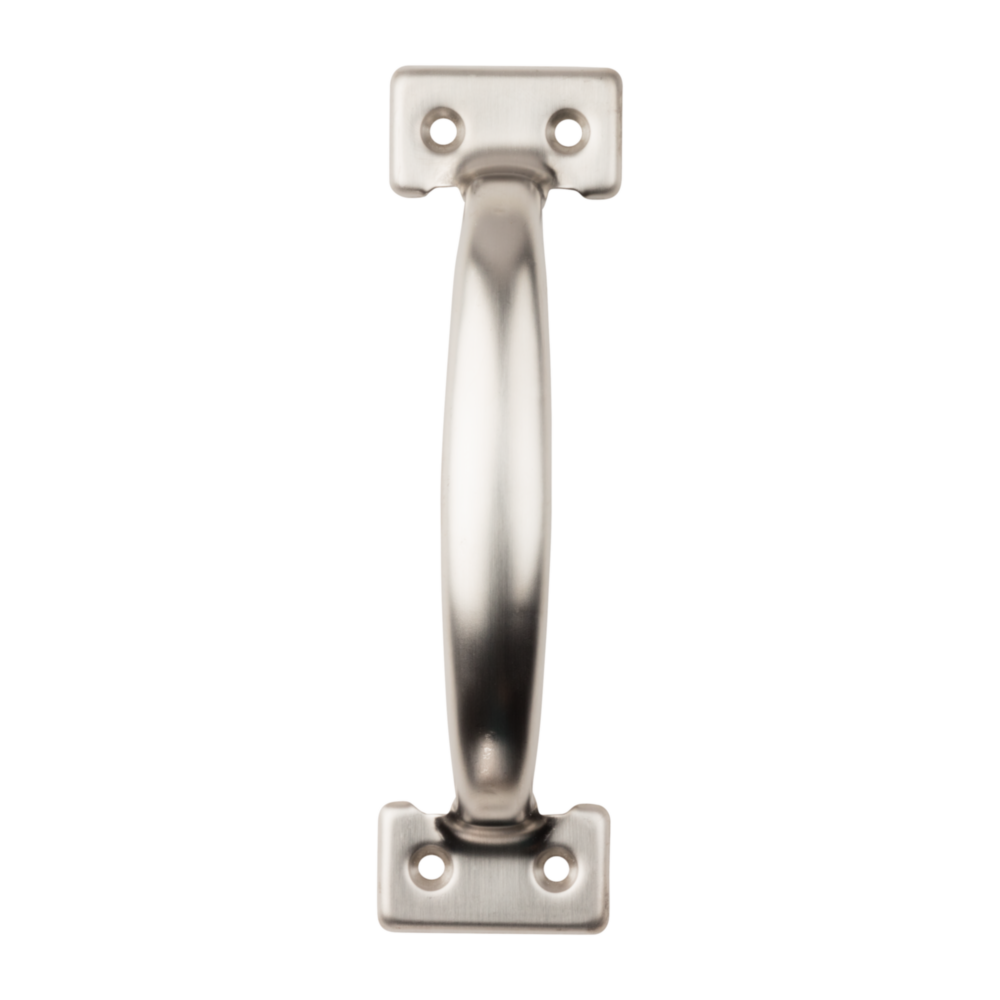 6-1/2 inch stainless steel utility door pull with corrosion-resistant finish for door accessories and hardware collections