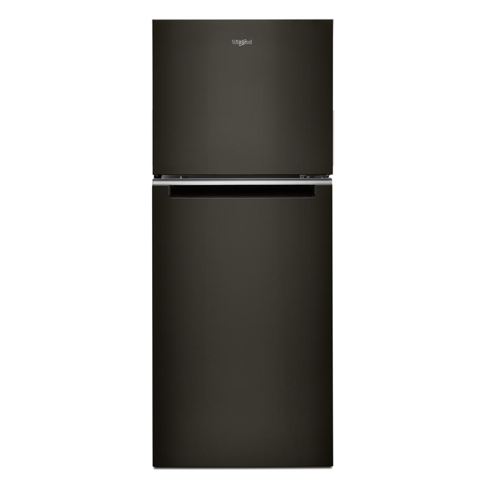Matte black 24-inch top freezer refrigerator from Appliances and Kitchen & Kitchenware collections