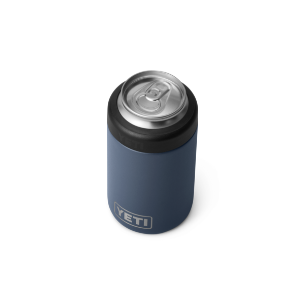 Blue 12-ounce can insulator with durable construction to keep beverages cold longer in drinkware and kitchenware collections