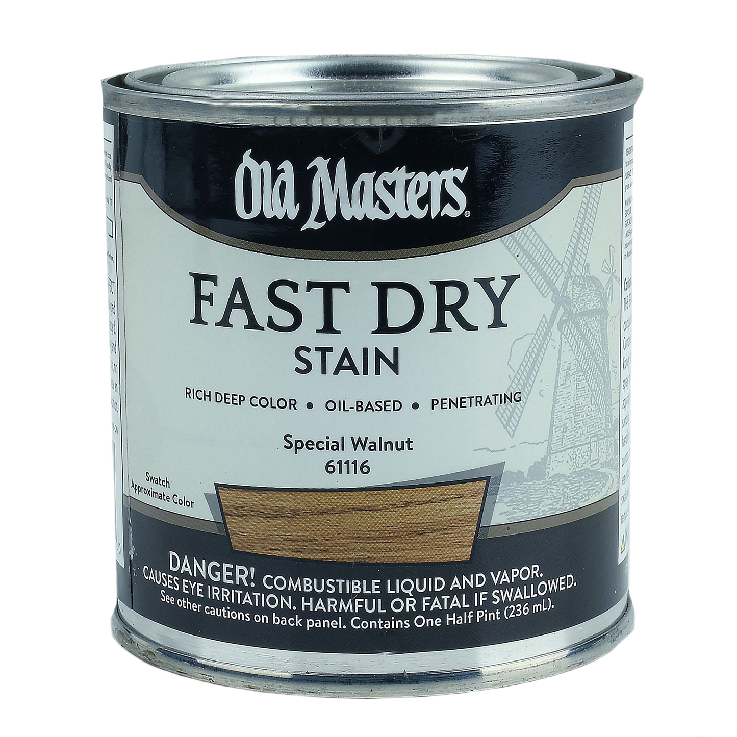 Oil-based fast dry walnut wood stain can enhancing deep grain details for interior wood finishing projects