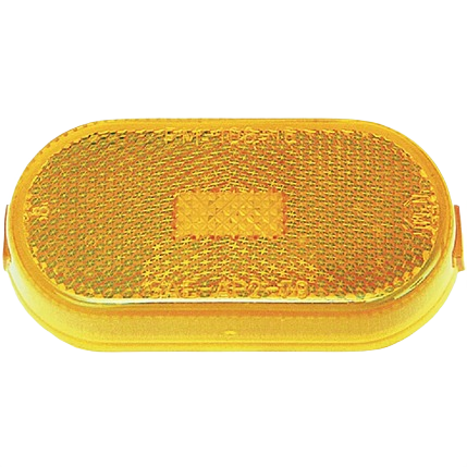 Oblong amber clearance light with scratch-resistant lens for trailers and automotive accessories under $50 collection
